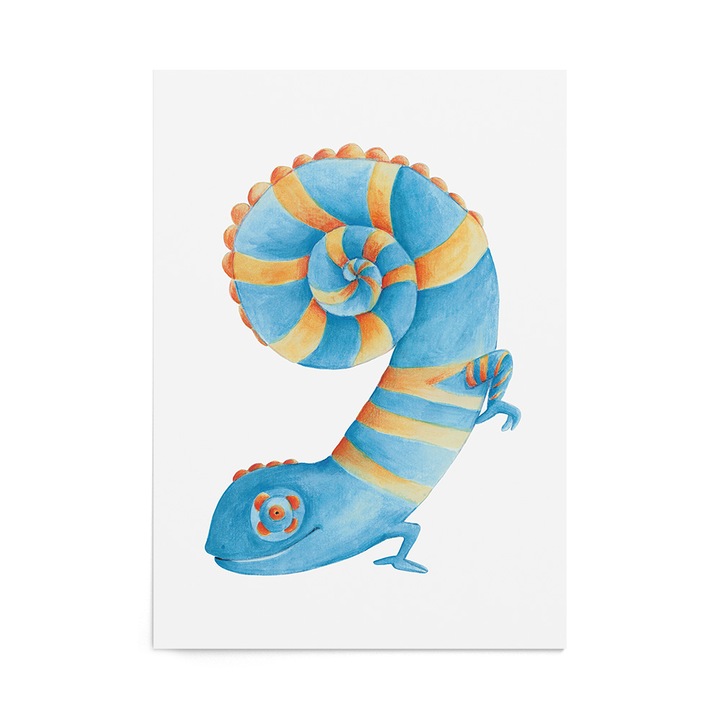 Tablou Animal Nine, Zizula Cards, 50 x 70 cm