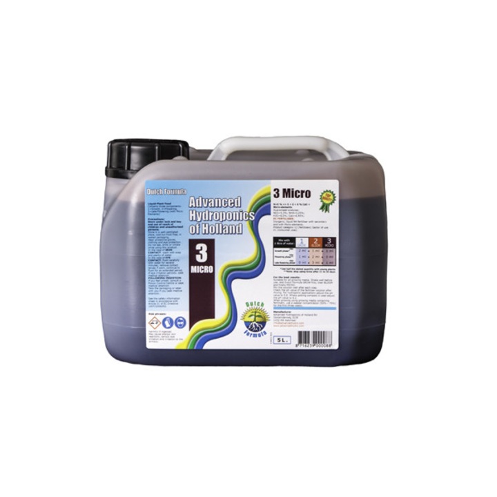 Fertilizant Dutch Formula Micro 5L Advanced Hydroponics of Holland