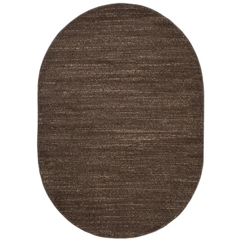Covor Sari Ov Modern Short Pile Chemex T006A maro 120x170 Covor Sari Ov Modern Short Pile Chemex T006A maro 120x170