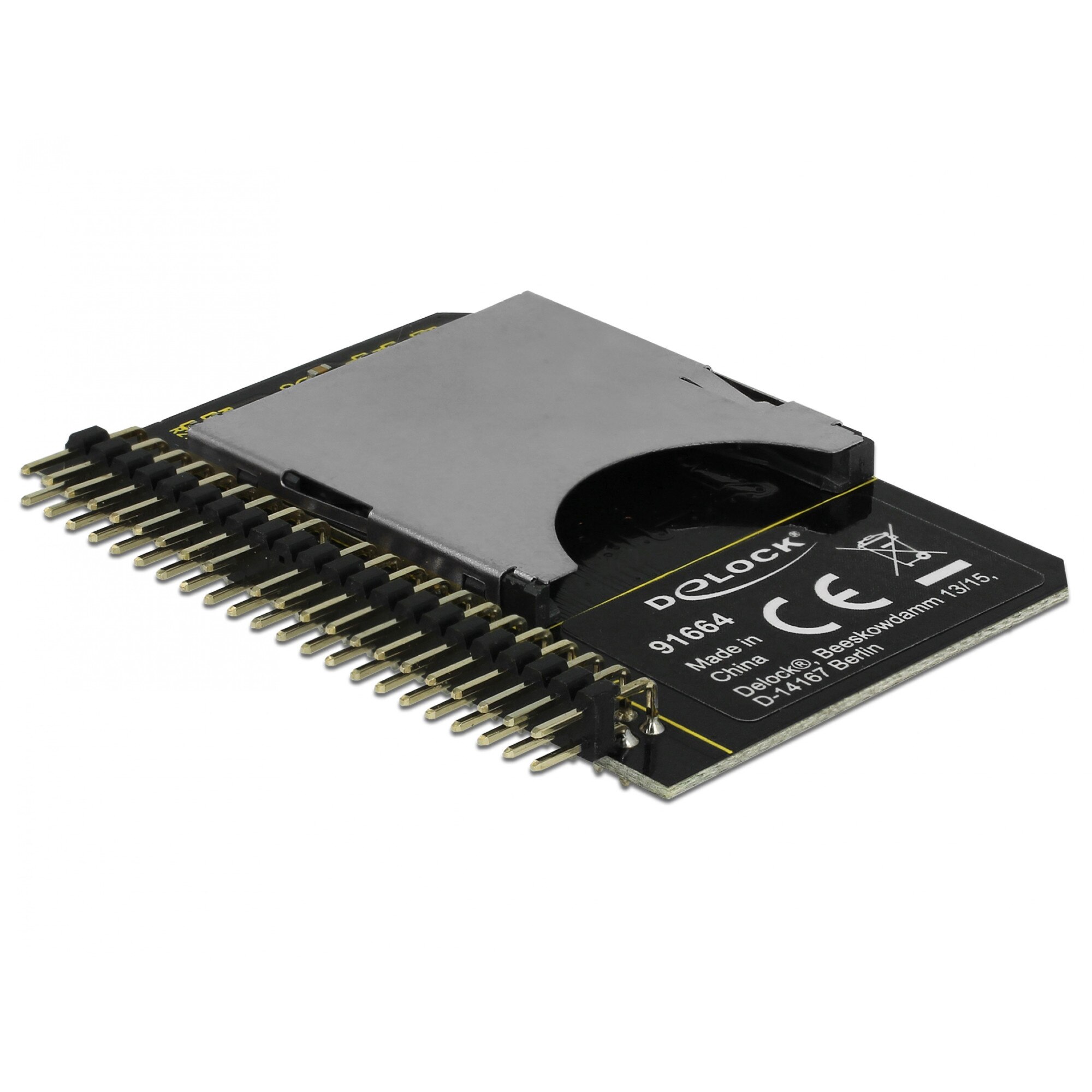 Convertor IDE 44 pini la card SD, Delock 91664