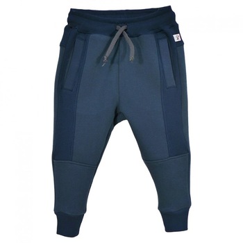 Pantaloni trening din molton vanisat BLEUMARIN, Bleumarin Pantaloni trening din molton vanisat BLEUMARIN, Bleumarin