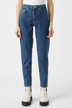 KOTON, Blugi crop mom fit, Indigo, W30-L32 KOTON, Blugi crop mom fit, Indigo, W30-L32