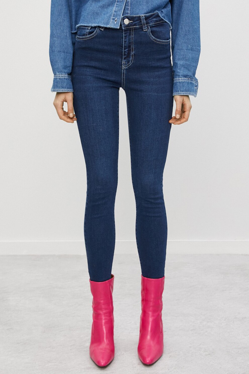 KOTON, Blugi skinny, Indigo, W26-L32