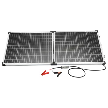 Panou solar 120W fotovoltaic tip valiza cu regulator de tensiune Breckner Germany Panou solar 120W fotovoltaic tip valiza cu regulator de tensiune Breckner Germany