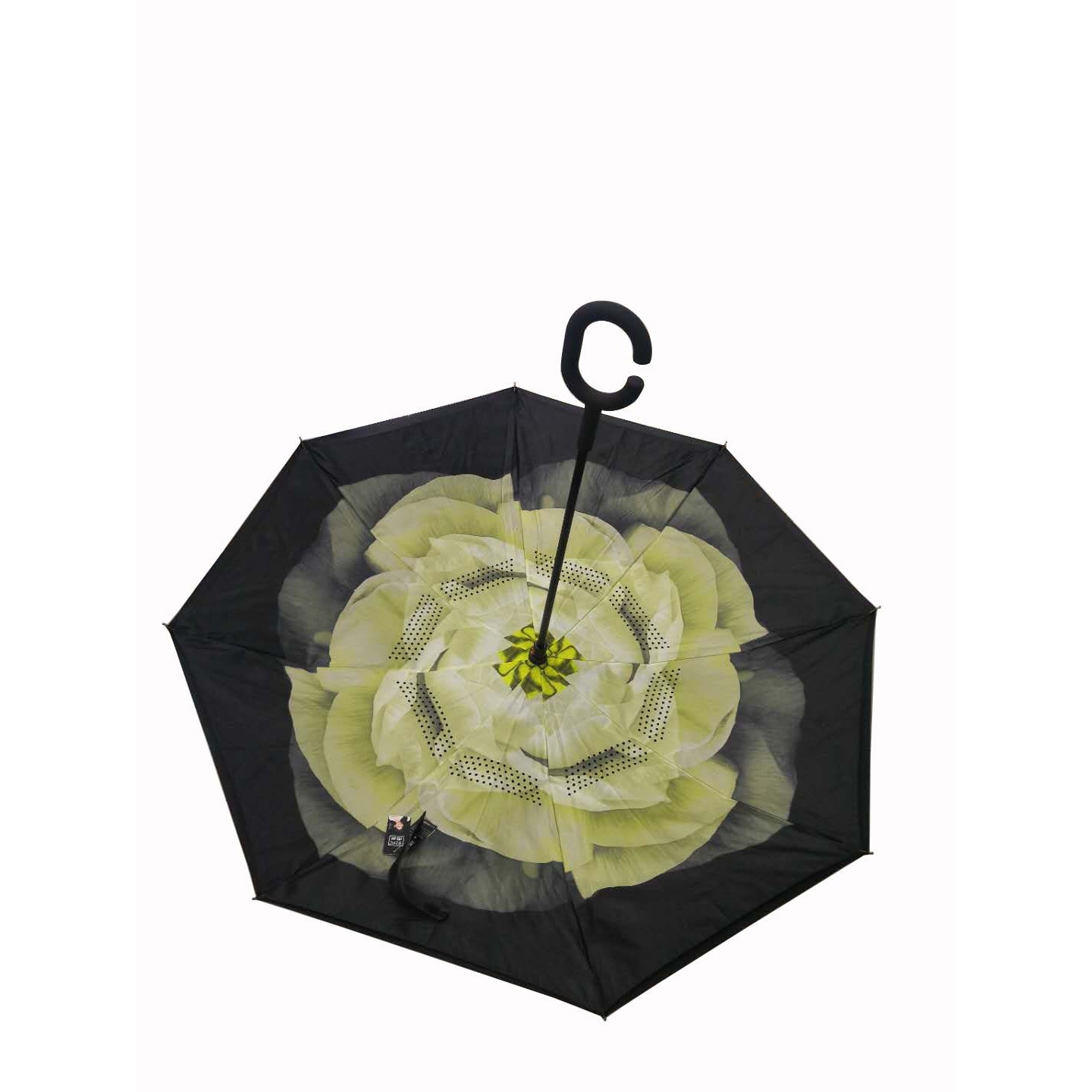 Umbrela de ploaie reversibila 106cm Imprimeu Interior floare p04