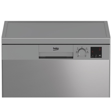 Masina de spalat vase Beko DVN06430X, 14 seturi, 6 programe, Clasa D, Automatic Door Opening, AutoGlassShield, 60 cm, Inox antiamprenta