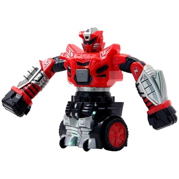 Robot inteligent Razboinic de lupta, Efecte Luminoase si Sonore, Rosu Robot inteligent Razboinic de lupta, Efecte Luminoase si Sonore, Rosu