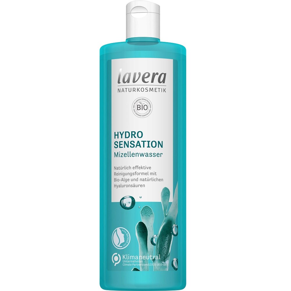 Apa micelara cu acid hialuronic si alge Hydro Sensation 400 ml Lavera