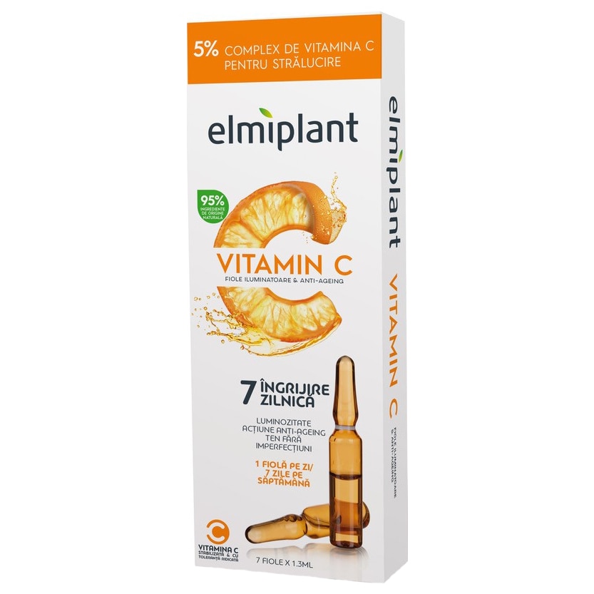 Elmiplant crema de noapte cu vitamina C iluminatoare & anti-ageing x 50 ml