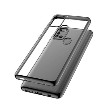 Capac Protectie Spate Cellara Colectia Electro Pentru Samsung Galaxy A21s - Negru Capac Protectie Spate Cellara Colectia Electro Pentru Samsung Galaxy A21s - Negru