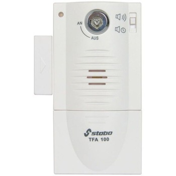 Sistem de alarma Stabo TFA 100 pentru usa, fereastra, 90 dB, activare cu cheie, temporizare, cod 51109 Sistem de alarma Stabo TFA 100 pentru usa, fereastra, 90 dB, activare cu cheie, temporizare, cod 51109