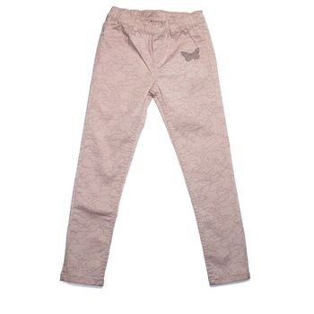 Pantaloni fete OVS, 5-6 ani, roz fluture Pantaloni fete OVS, 5-6 ani, roz fluture