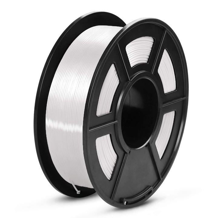 Филамент, Silk PLA,1кг, Бял