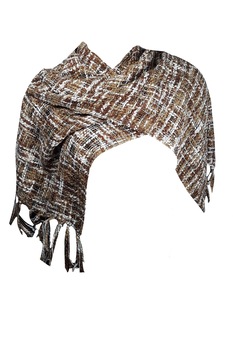 Esarfa dama, bej/maro , dimensiune 120*35 cm Esarfa dama, bej/maro , dimensiune 120*35 cm