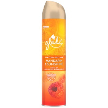 Odorizant de camera aerosol Glade Mandarin&Sunshine, 300ml Odorizant de camera aerosol Glade Mandarin&Sunshine, 300ml