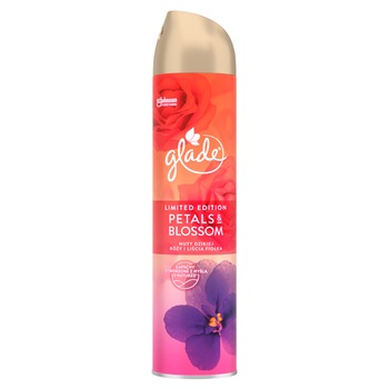 Odorizant de camera aerosol Glade Petals & Blossom, 300ml Odorizant de camera aerosol Glade Petals & Blossom, 300ml