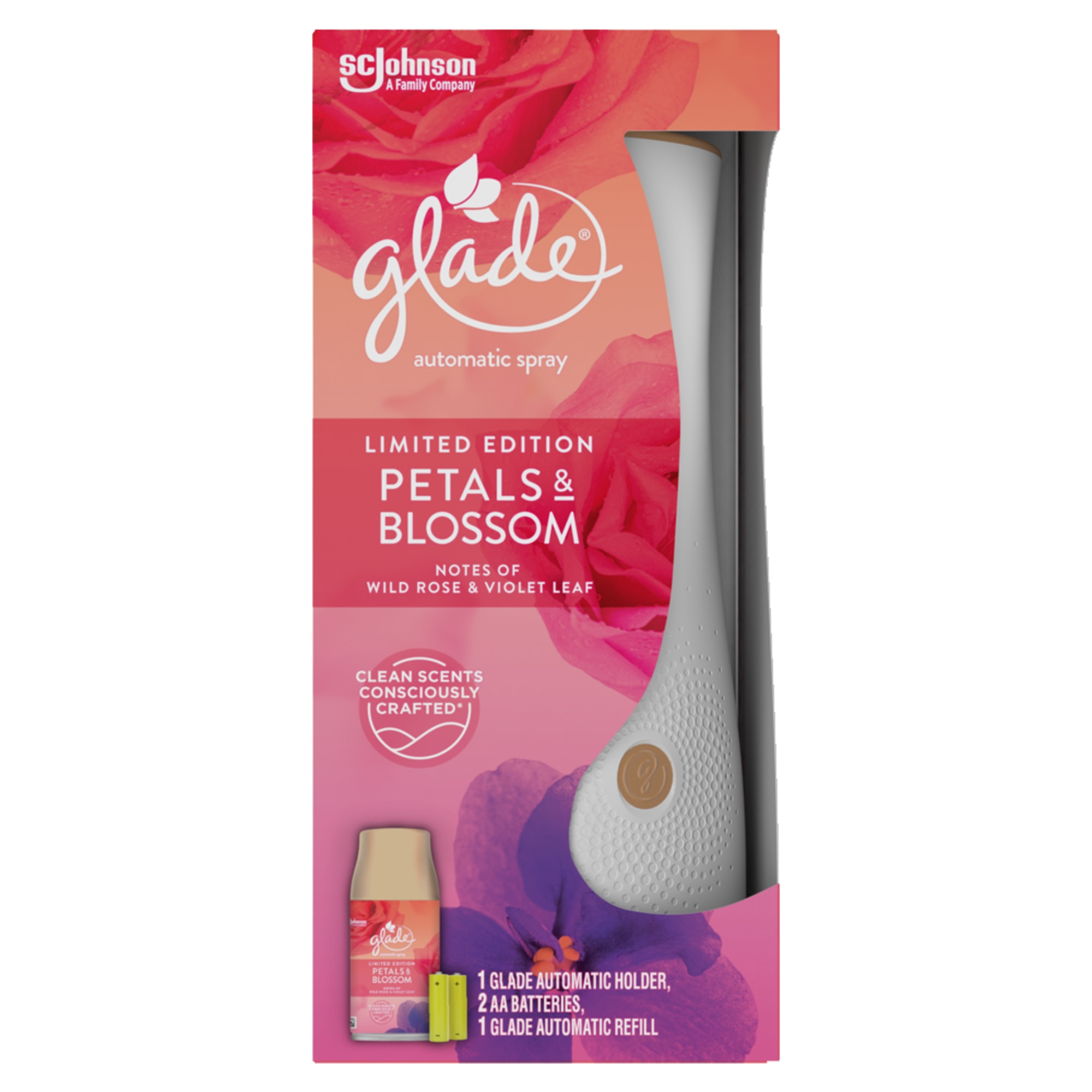 Odorizant Automatic pentru camera Glade Petals&Blossom, 269ml