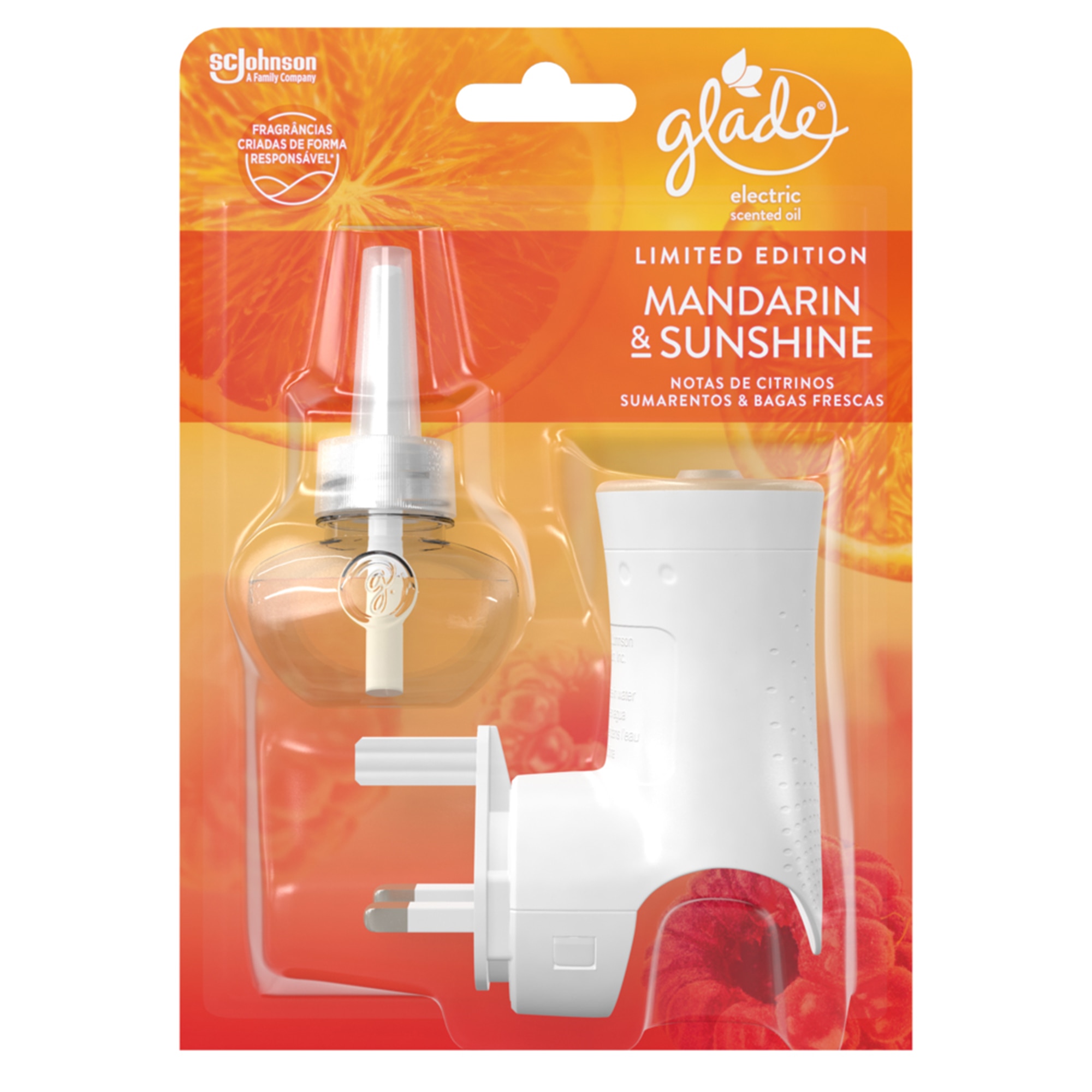 Ароматизатор за стая Glade Mandarin&Sunshine, Електрически, 20 мл - eMAG.bg