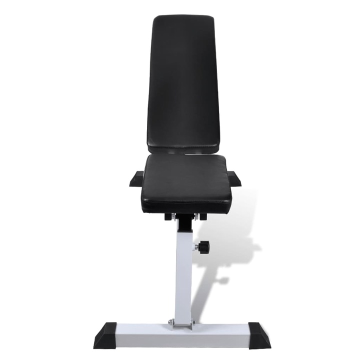 Висококачествена фитнес лежанка vidaXL, 116 х 47 х 46-115 см