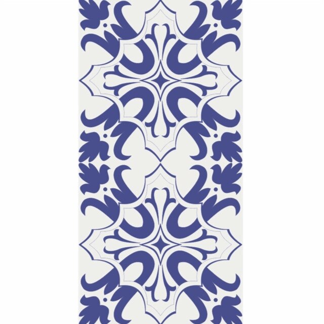 Set 6 buc stickere autocolante faianta decorativa 20cm x 40cm desen abstract Maroc 3