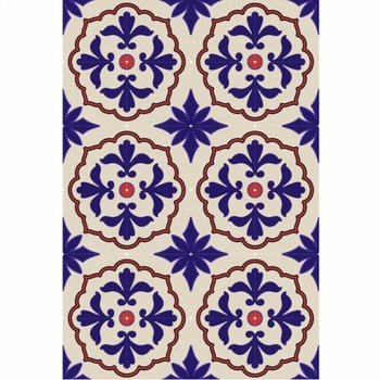 Set 6 buc stickere autocolante faianta decorativa 20cm x 30cm model Blue marin Set 6 buc stickere autocolante faianta decorativa 20cm x 30cm model Blue marin