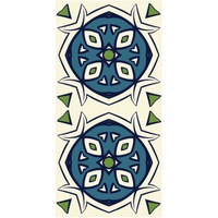 set 6 buc stickere autocolante faianta decorativa 20cm x 40cm model decorativ cu pestisori imagen 28_0_
0