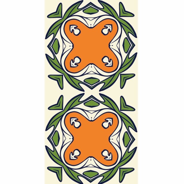 Set 6 buc stickere autocolante faianta decorativa 20cm x 40cm model 4 inimioare