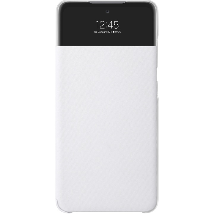 Защитен калъф Samsung S View Wallet Cover, За A52, White