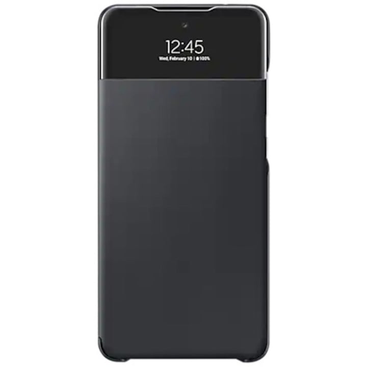 Защитен калъф Samsung Smart S View Wallet Cover, За Galaxy A72, Black