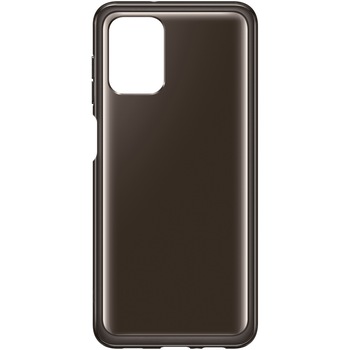 Husa de protectie Samsung Soft Clear Cover pentru A12, Black Husa de protectie Samsung Soft Clear Cover pentru A12, Black