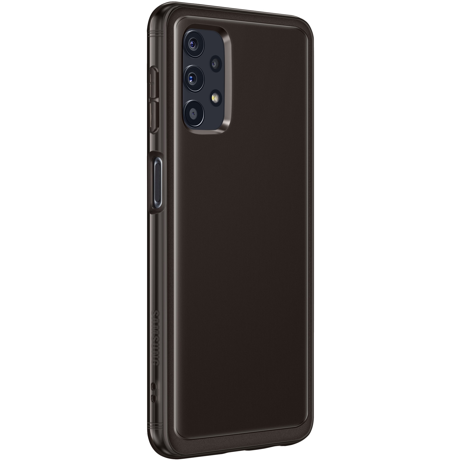 Husa de protectie Samsung Soft Clear Cover pentru Galaxy A32 (5G), Black