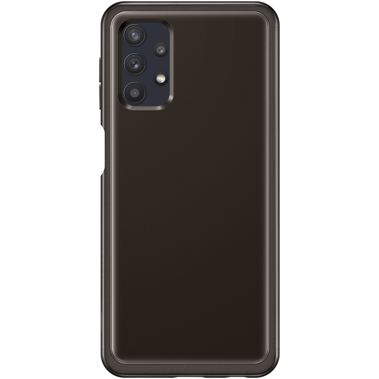 Husa de protectie Samsung Soft Clear Cover pentru Galaxy A32 (5G), Black