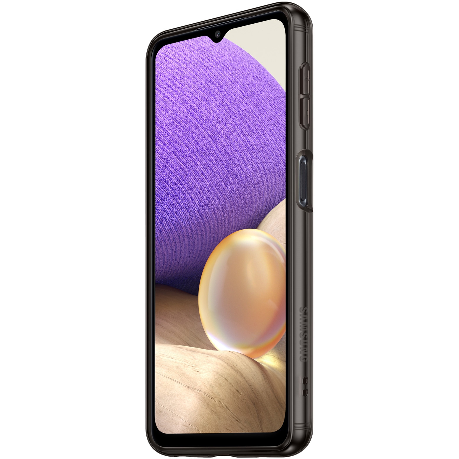 Husa de protectie Samsung Soft Clear Cover pentru Galaxy A32 (5G), Black