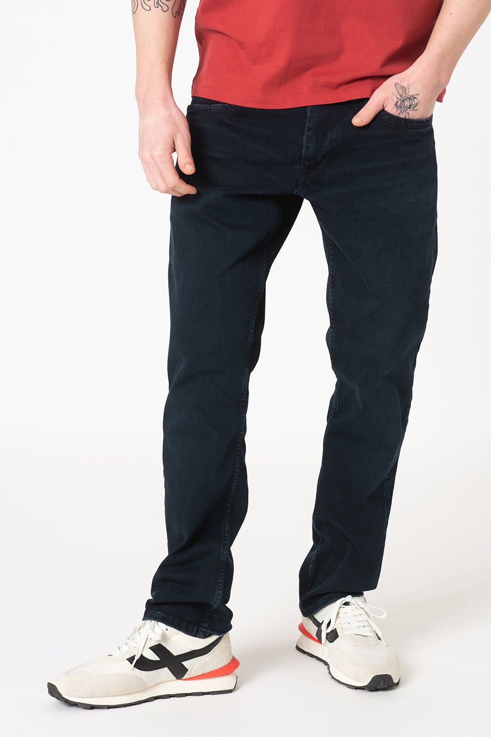 Pepe Jeans London, Blugi regular fit Cash, Bleumarin