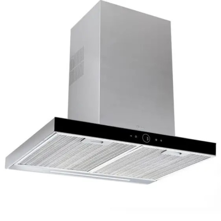 Hota Decorativa Teka DLH 686 T, 701 m3/h, 60 cm, A+, Inox/Negru