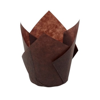 Forme biodegradabile lalea pentru muffins/briose, hartie maro, 5.5 cm, Ø 5 cm, set 200 buc Forme biodegradabile lalea pentru muffins/briose, hartie maro, 5.5 cm, Ø 5 cm, set 200 buc