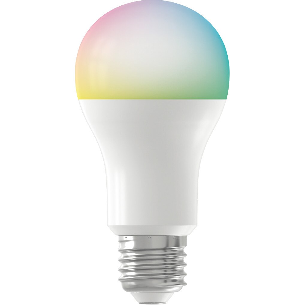 Bec inteligent LED RGB Denver SHL-350, Wireless, E27, 9W (60W), 806 lm, A+, compatibil Alexa, Google Assisant si Tuya