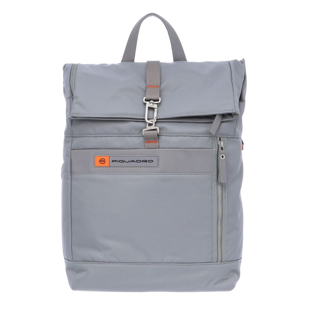 Rucsac Piquadro, din poliester, port laptop 15,6'', CA4451BIO/GR, gri