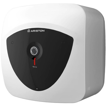 Boiler electric Ariston ANDRIS Lux 15 litri, 1200 W, 8 bar, montare deasupra chiuvetei, reglaj extern de temperatura Boiler electric Ariston ANDRIS Lux 15 litri, 1200 W, 8 bar, montare deasupra chiuvetei, reglaj extern de temperatura