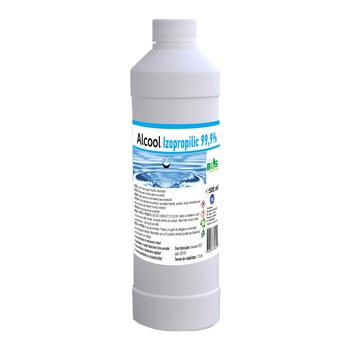 Alcool Izopropilic, puritate 99.9%, 500 ml Alcool Izopropilic, puritate 99.9%, 500 ml