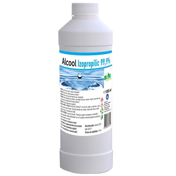 Alcool Izopropilic, puritate 99.9%, 1000 ml Alcool Izopropilic, puritate 99.9%, 1000 ml