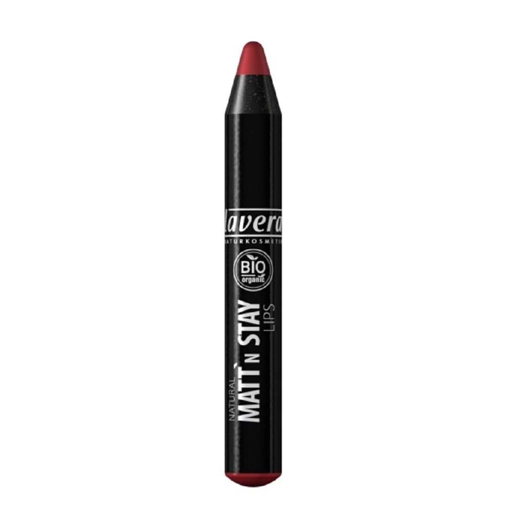 Creion ruj bio Matt'n Stay Lips 03 Red 3,1 g Lavera