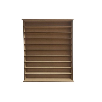 Raft din lemn pentru masinute, Natur, 41.5 x 5 x 51.5 cm Raft din lemn pentru masinute, Natur, 41.5 x 5 x 51.5 cm