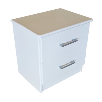 Noptiera “Moonlight” 46x46x35 cm Alb Noptiera “Moonlight” 46x46x35 cm Alb