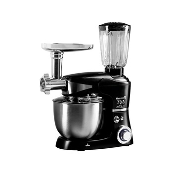 Robot de bucatarie multifunctional All-in-one Hausberg HB-7605, 1000 W, mixer/blender/tocat carne, Negru Robot de bucatarie multifunctional All-in-one Hausberg HB-7605, 1000 W, mixer/blender/tocat carne, Negru