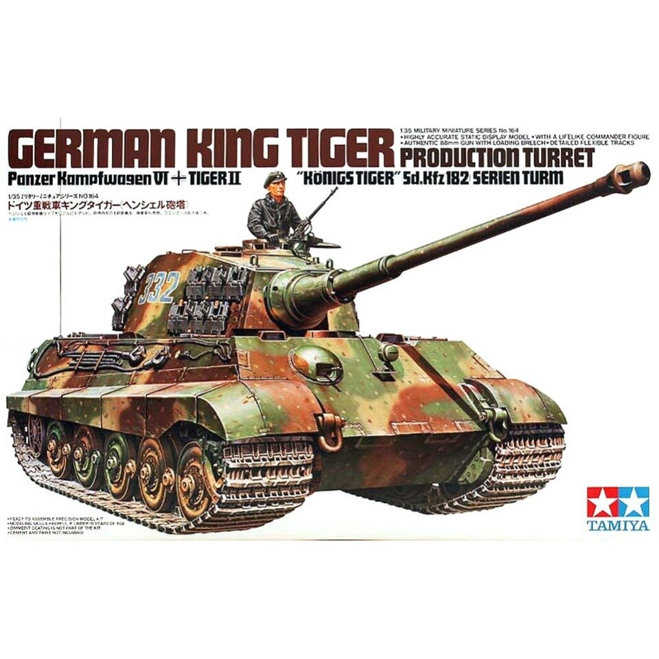 Macheta Militara de construit Tamiya Panzerkampfwagen VI Tiger II