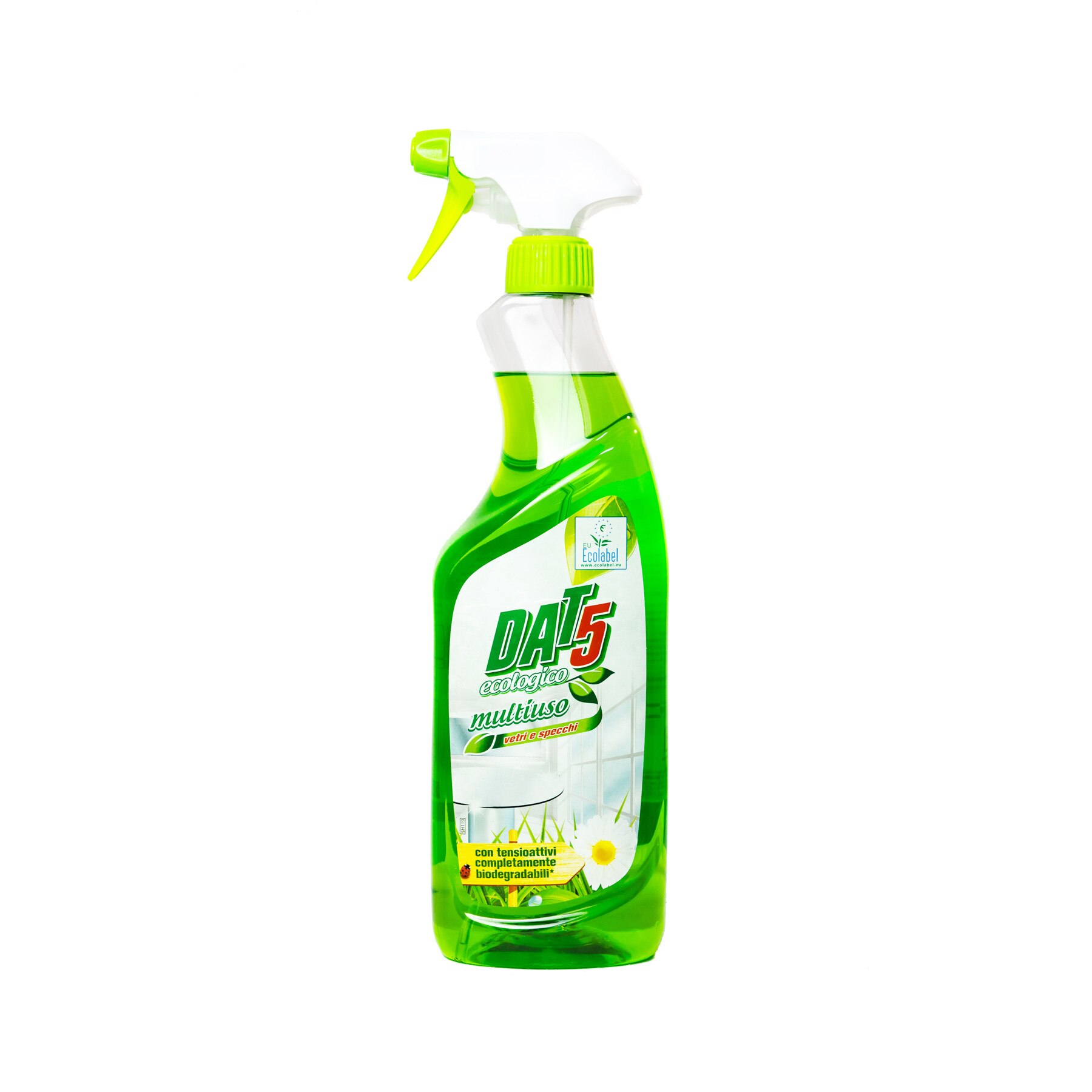 Spray pentru geamuri si oglinda, BIO, DAT5, cu aroma de musetel, certificare ecolabel, 1l