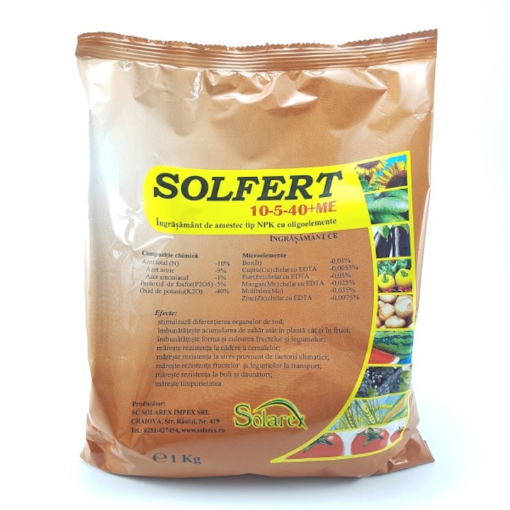 Ingrasamant Solfert 10-5-40 + ME, 1 kg
