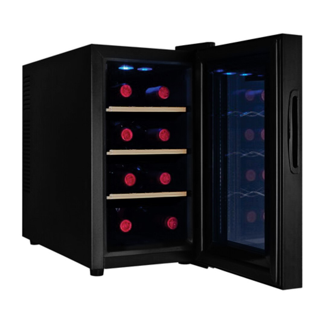 Racitor de vin Samus SRV25LMA+, 21 l, 8 sticle, Afisaj Electronic, Negru