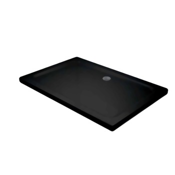 Cadita pentru dus Optima Square-D, 1200x800x50, black Cadita pentru dus Optima Square-D, 1200x800x50, black